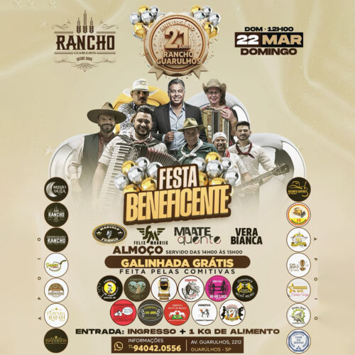 22/03 - A partir das 12h