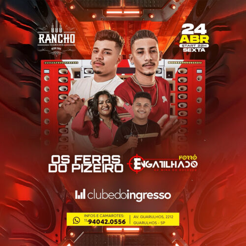 24/04 - A partir das 22h